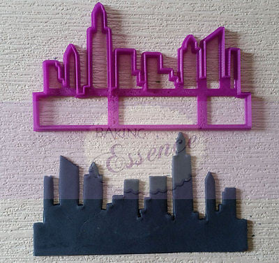 Skyline Cookie Cutter - Baker's Desire - Custom cutters made for you!